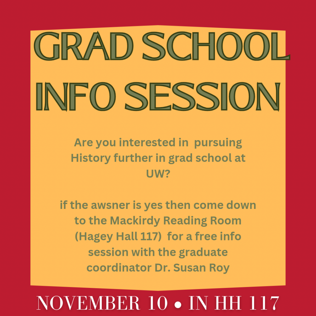 Events The University of Waterloo History Society